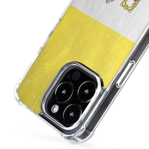 Vatican City Flag Distressed iPhone 16 Pro MagSafe Case